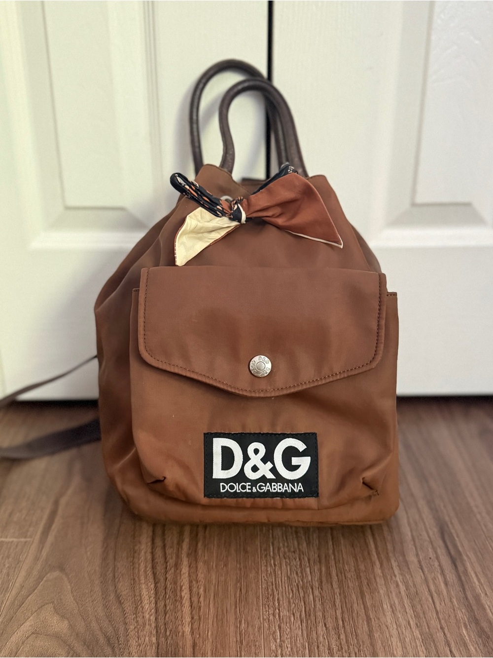 Dolce & Gabbana D&G Bucket Backpack (with flaws)